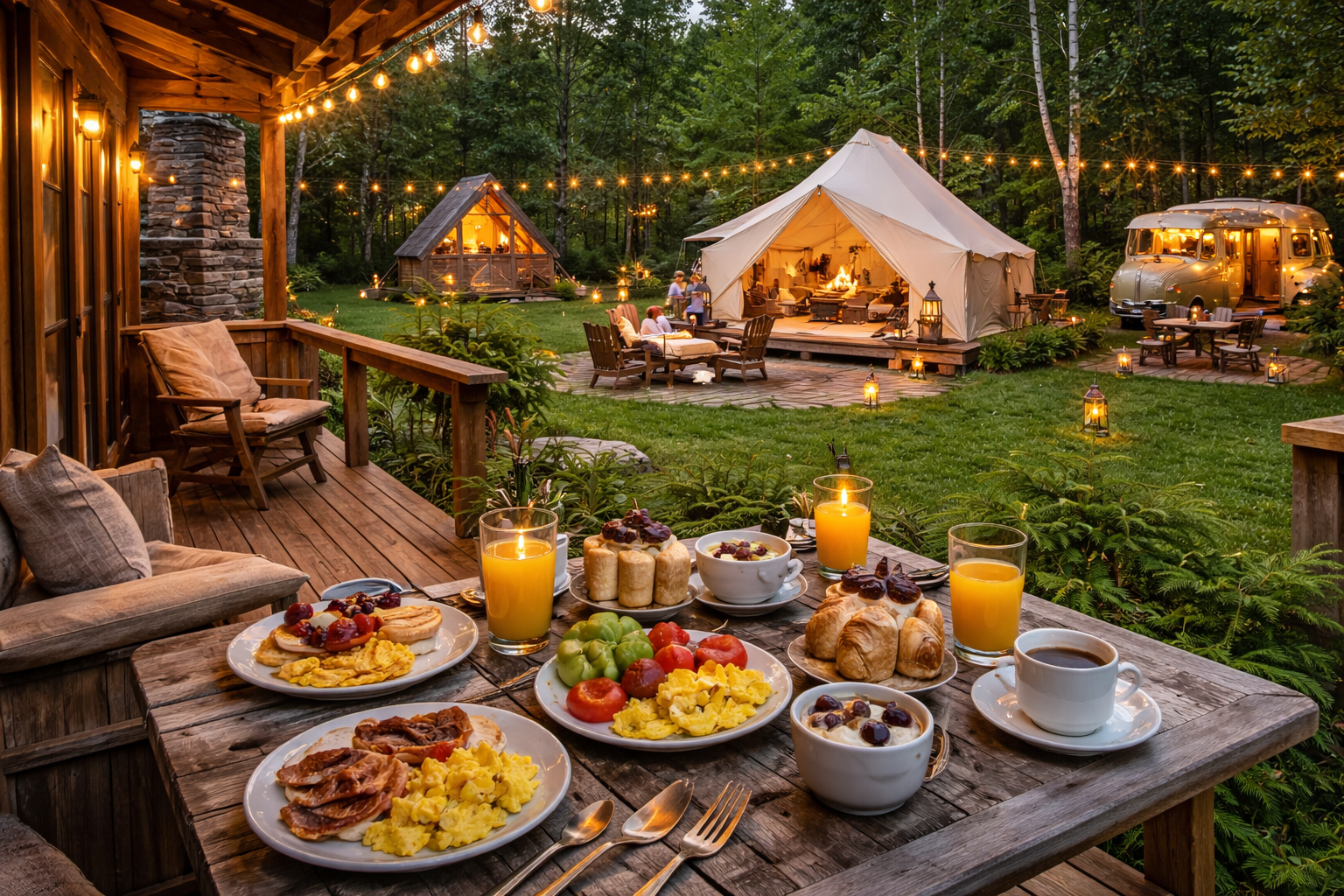 Camping and Glamping Bed and Breakfast