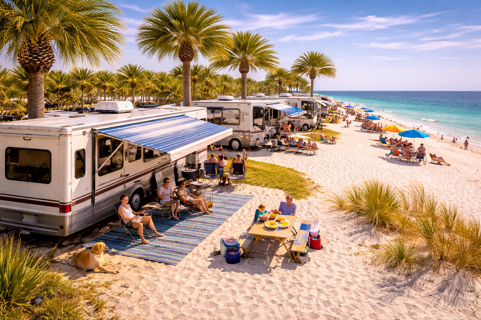 Beachfront Campgrounds