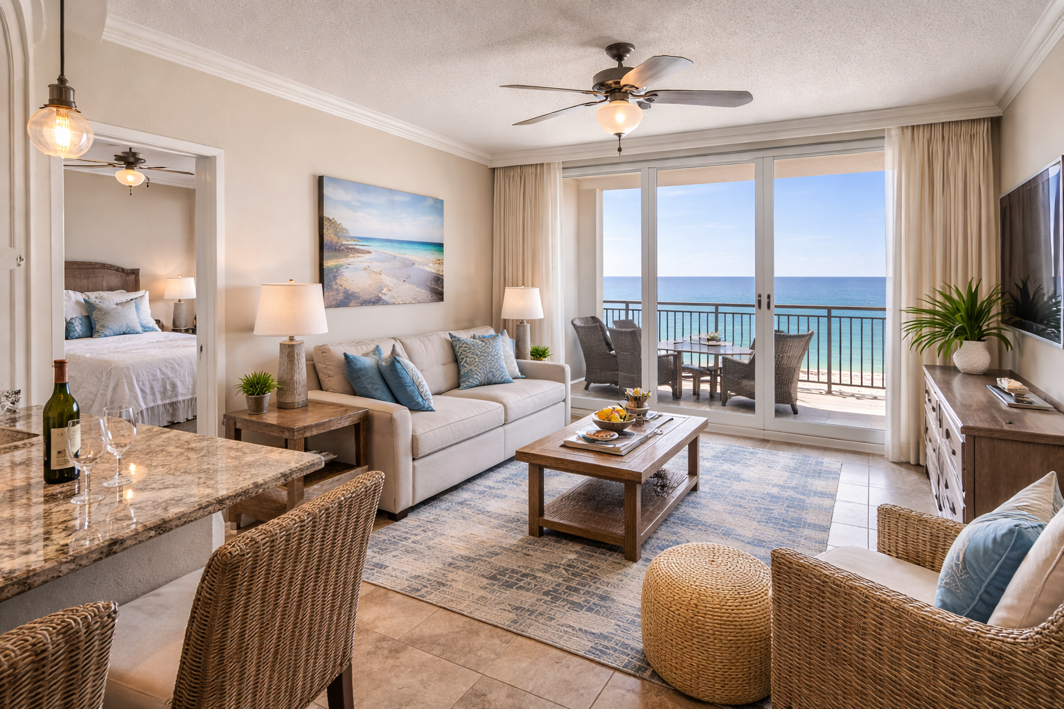 Oceanfront One-Bedroom Condo