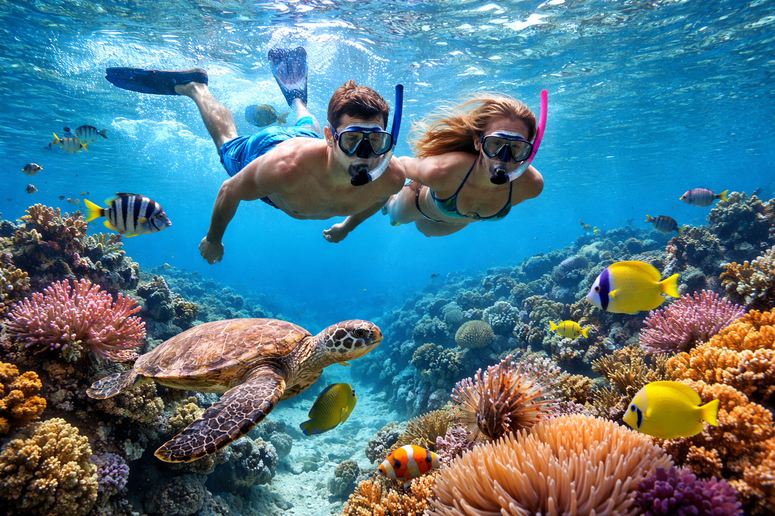 Snorkeling and Marine Life Exploration