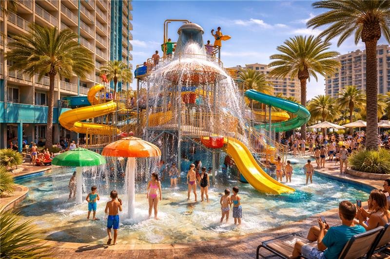Waterpark and Splash Zones