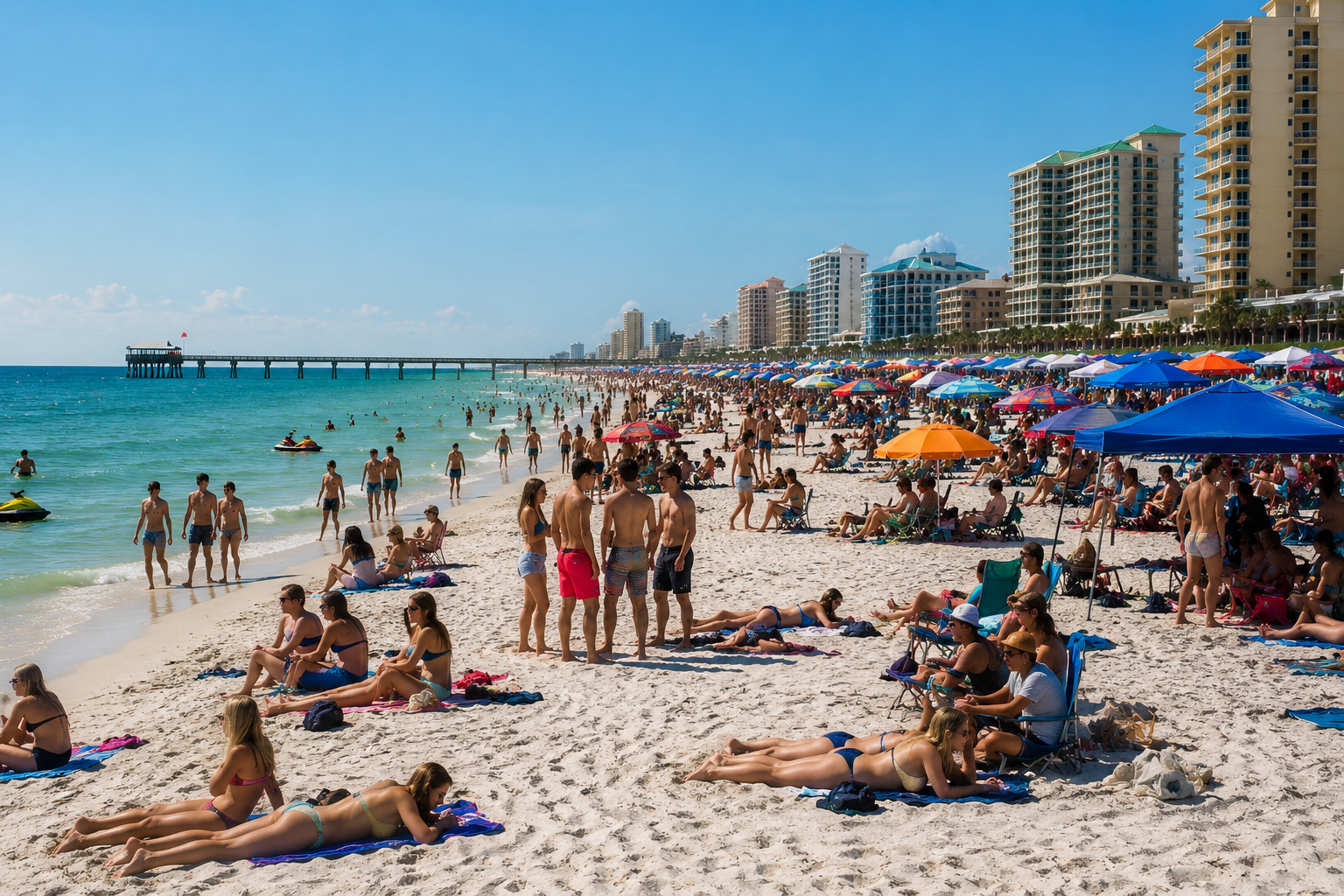 Spring Break Season in Panama City Beach