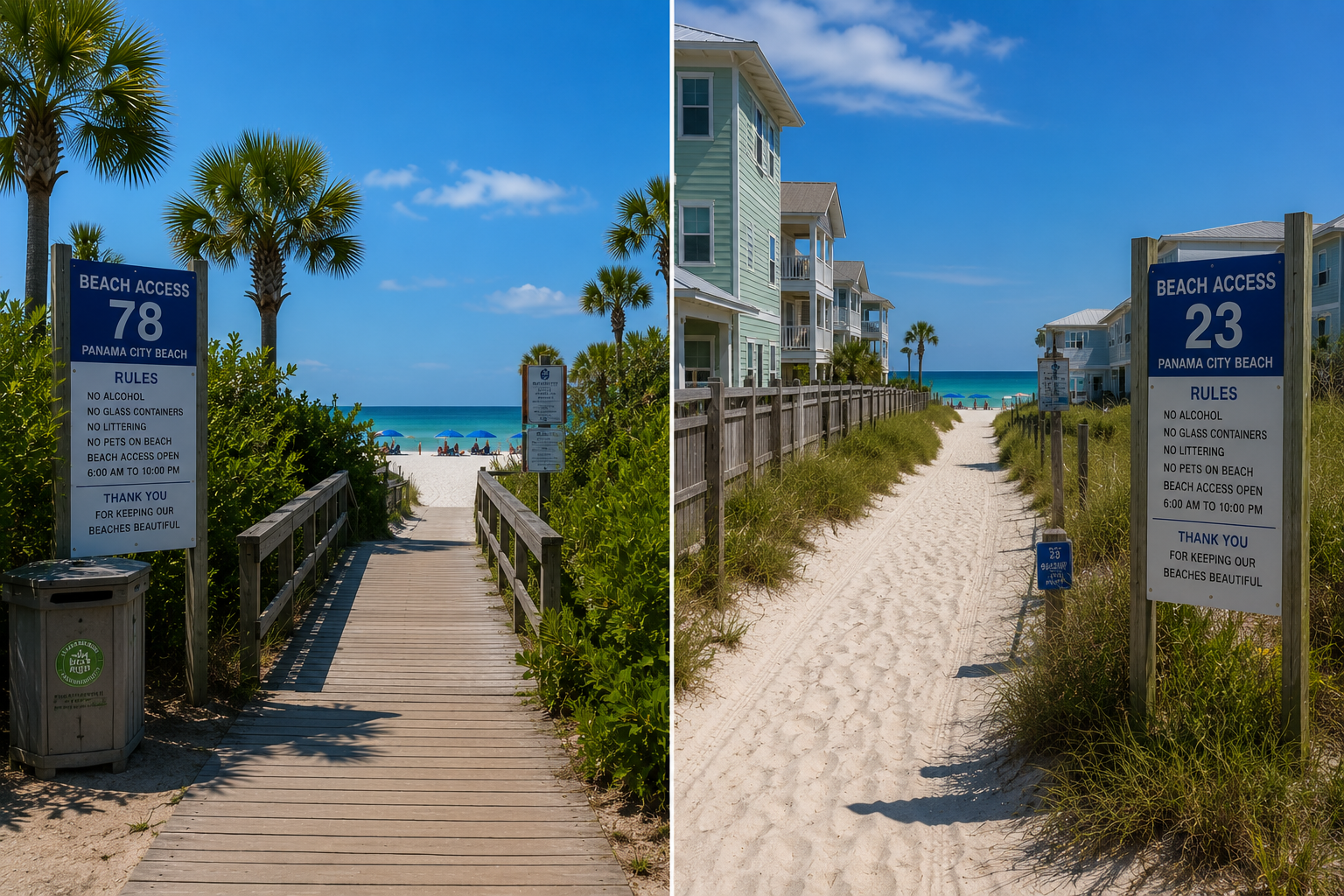 East End vs West End Beach Access