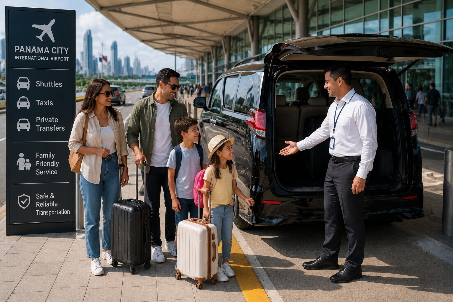 Panama City Airport Transportation for Families